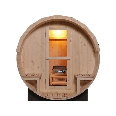 De grote Stevige Houten Traditionele Sauna van het Stoom Openluchtvat met 6KW-Fornuis