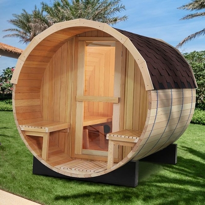 De grote Stevige Houten Traditionele Sauna van het Stoom Openluchtvat met 6KW-Fornuis