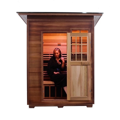 Stevige Houten Canadese Rode Openlucht de Saunaodm van Cedar Carbon Heater Far Infrared