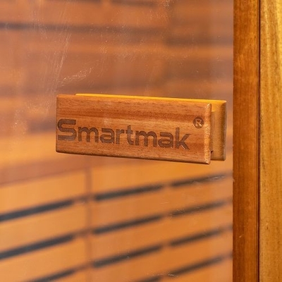 Bluetooth-muzieksysteem Buiten droog sauna Relaxatie en gezondheid met gehard glasdeur