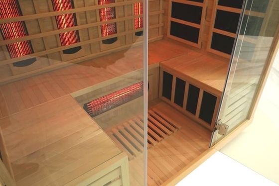 Zaal van de digitale Controle de Infrarode Sauna voor 1-4 Persoons1350w 1750W 2100W 2700W Macht
