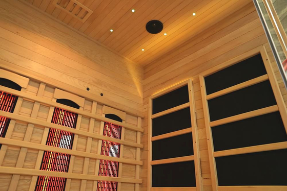 Zaal van de digitale Controle de Infrarode Sauna voor 1-4 Persoons1350w 1750W 2100W 2700W Macht