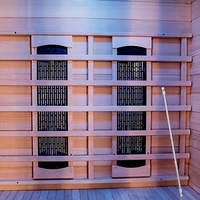 Canadian Hemlock 2 persoons 1750W saunaruimte voor thuis met veiligheidssysteem