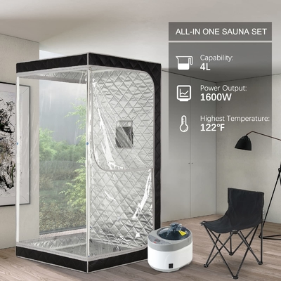 Transparante ramen Draagbare stoomsappen Sauna Besparing van tijd voor gym of sauna salon effect