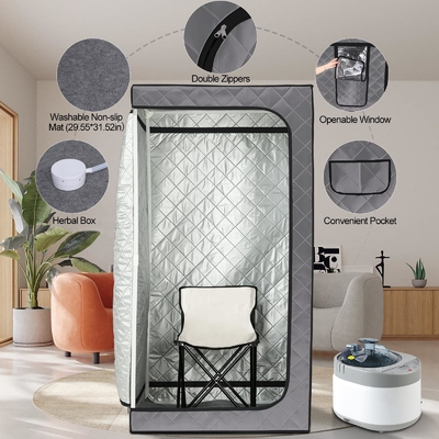 110 - 120V AC 60Hz vouwbare draagbare sauna tent grote grootte stijl thuisgebruik