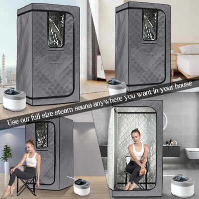 110 - 120V AC 60Hz vouwbare draagbare sauna tent grote grootte stijl thuisgebruik