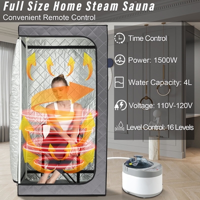 110 - 120V AC 60Hz Draagbare stoomsauna met transparant raamontwerp