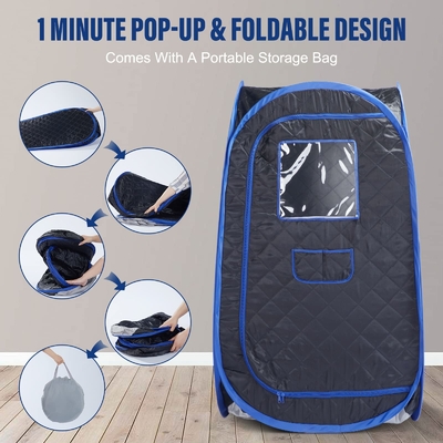4L Full Size Draagbare Stoomsauna Waterdichte Stof Voor Ultieme Ontspanning
