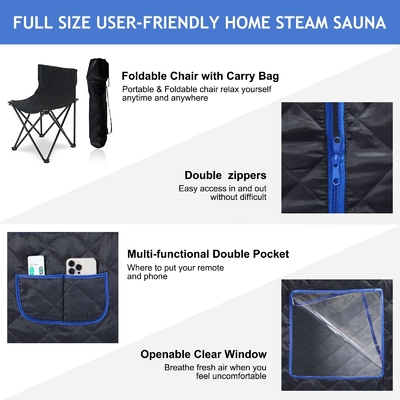 4L Full Size Draagbare Stoomsauna Waterdichte Stof Voor Ultieme Ontspanning