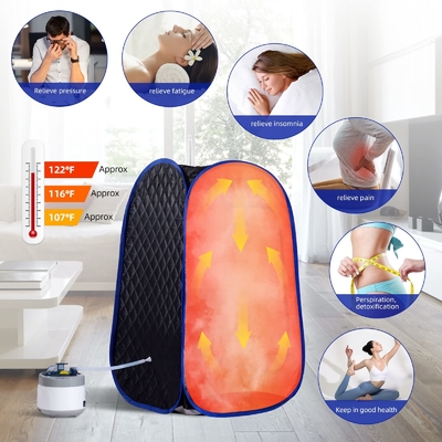 Full Body Spa Opvouwbare Draagbare Stoomsauna Met Verstelbare Tijdregeling