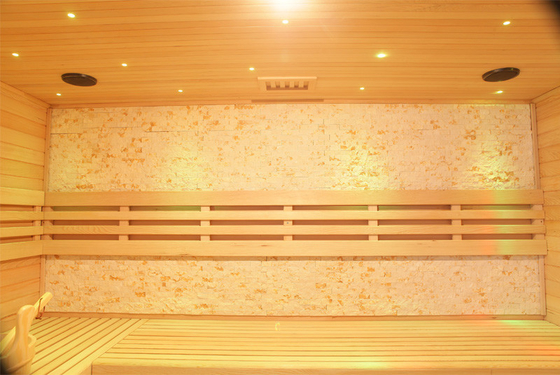Traditionele stoomkachel Sauna Premium Hemlock Indoor Droge stoomsauna