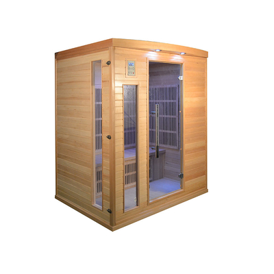 Sauna van droog hout Moderne luxe ver infrarood sauna voor thuis 2700W