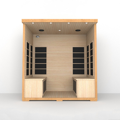 Rode Cedar 4 persoon Infrarood Sauna Thuis Ver Infrarood Sauna Kamer