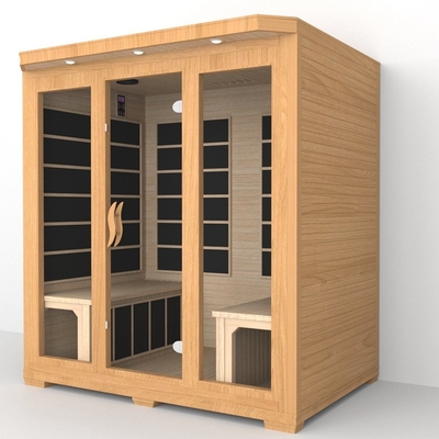 Smartmak Low Emf Near Infrared Sauna 4 personen Rode Cedar Infrared Sauna