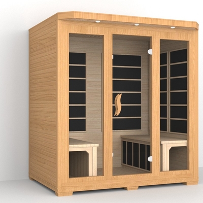 Smartmak Low Emf Near Infrared Sauna 4 personen Rode Cedar Infrared Sauna