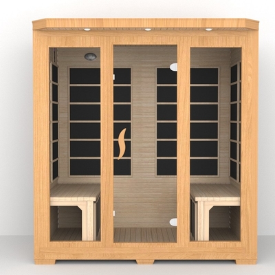 Smartmak Low Emf Near Infrared Sauna 4 personen Rode Cedar Infrared Sauna