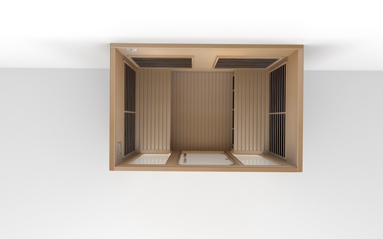 ODM OEM Solid Wood Grote ver infrarood sauna kamer voor 4 personen