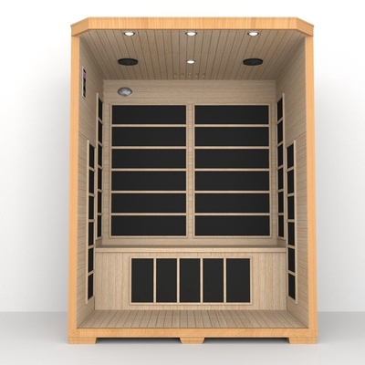 Luxe huis binnenshuis 3 personen vol spectrum infrarood sauna kamer voor spa