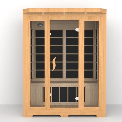 Luxe huis binnenshuis 3 personen vol spectrum infrarood sauna kamer voor spa
