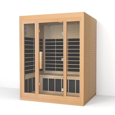 Traditionele woning lage emf nabij ver infrarood sauna rood cedermateriaal voor 3 personen