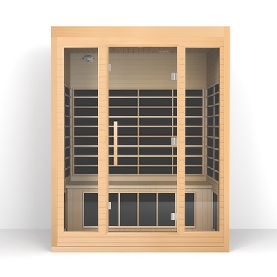 Traditionele woning lage emf nabij ver infrarood sauna rood cedermateriaal voor 3 personen