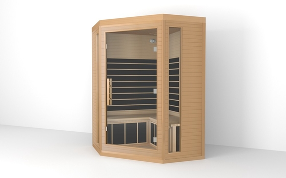 Traditionele luxe infraroodsauna voor 3 personen