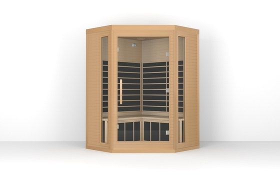 Traditionele luxe infraroodsauna voor 3 personen