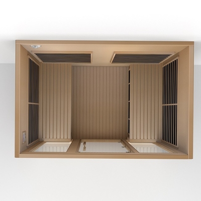 ODM OEM Solid Wood Grote ver infrarood sauna kamer voor 4 personen