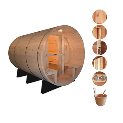 Sauna met houtkachel