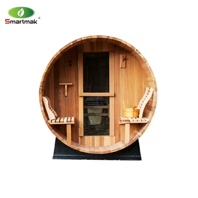 Sauna met houtkachel