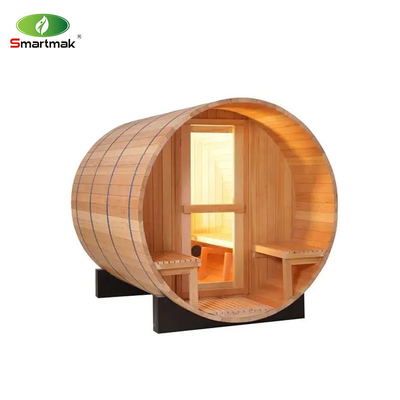Sauna met houtkachel