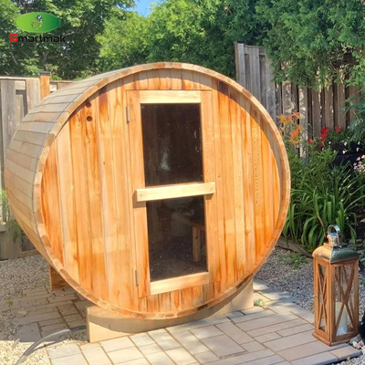 Droog stoom spa Hout gebrand Buiten waterdicht vat Sauna Ruimte Tuin Gebruik