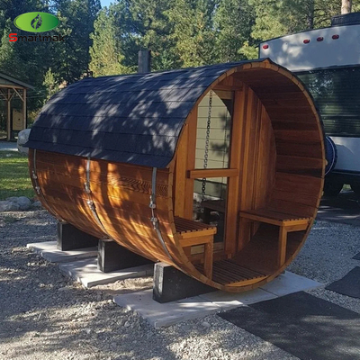 Droog stoom spa Hout gebrand Buiten waterdicht vat Sauna Ruimte Tuin Gebruik