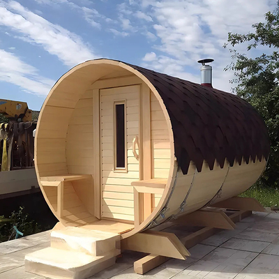 Canadese houten hemlock / rode cedervat Traditionele stoomsuna voor buiten