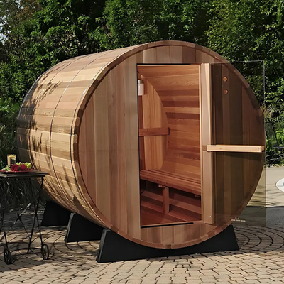 Canadese houten hemlock / rode cedervat Traditionele stoomsuna voor buiten