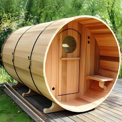 Canadese houten hemlock / rode cedervat Traditionele stoomsuna voor buiten
