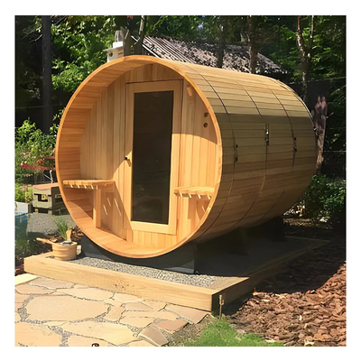 Sauna's met stoom met hout