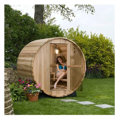 Sauna's met stoom met hout