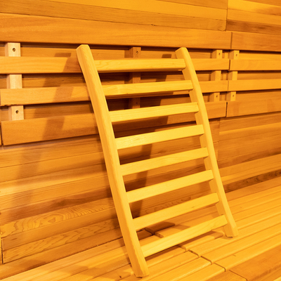 Aanraakscherm bedieningspaneel 6KW kachelverwarmer Hemlock / Red Cedar Stoomsauna Kamer Met LED-licht