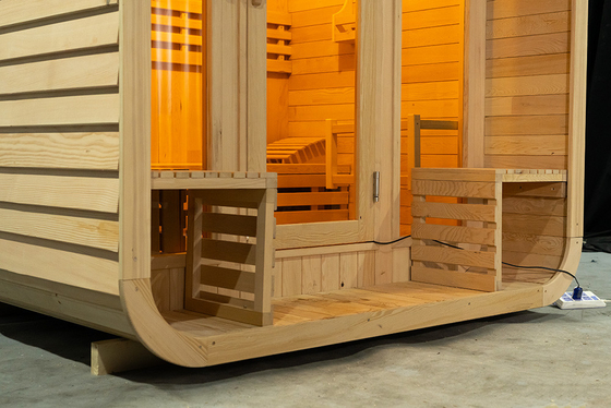 220V Spanning Sauna Stoom Ozon Stoom Sauna Met Ozon Generator Hemlock Red Cedar 0-99 MIN Timer
