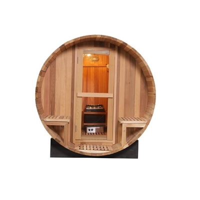Familiegezondheidszorg 4 de Sauna Houten Cedar Outdoor Sauna Room van het Persoonsvat