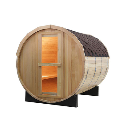2 Sauna van het de Whiskyvat van de persoonsdollekervel de Natte Droge met de Zaal van de Vensterstoom