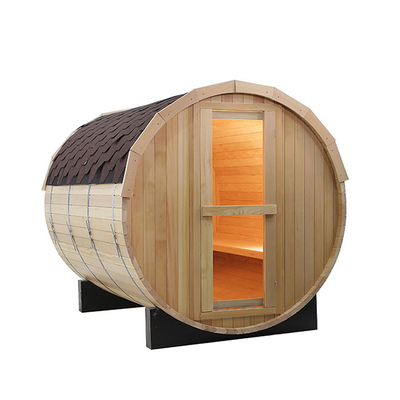 2 Sauna van het de Whiskyvat van de persoonsdollekervel de Natte Droge met de Zaal van de Vensterstoom
