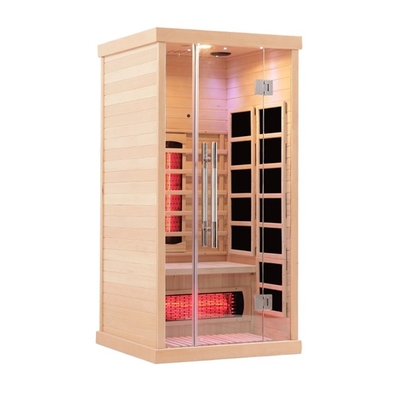Volledig Spectrum 1 Stevige Hout van de Persoons het Individuele veel Infrarode Sauna