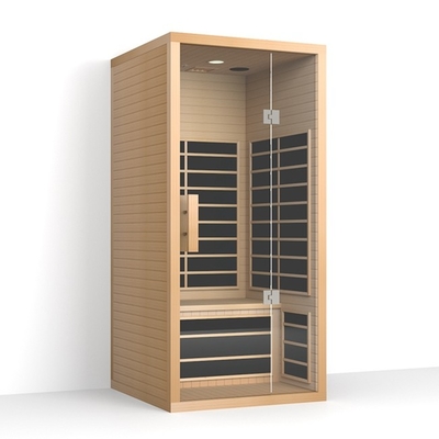 1350W de rode Infrarode Sauna van Cedar Sauna Room Indoor Far voor Enige Persoon