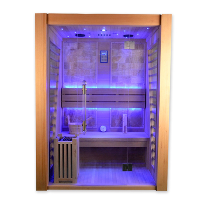 Smartmak tot 90 Graad 3 Persoon Cedar Wood Steam Sauna Room voor Tuin