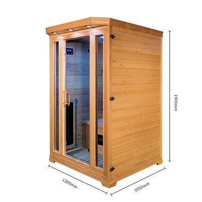 Dollekervel 2 van het douanehuis Zaal van de Persoons de Infrarode Sauna met Zuurstof Ionizer