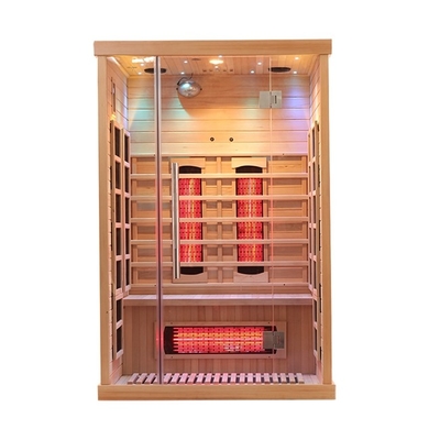 De Koolstof Verre Infrarode Sauna van het familie Binnen Volledige Spectrum voor Tweepersoons