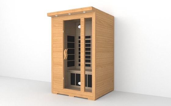 Binnen Volledig Spectrum 2 Persoons Infrarode Sauna met Ventilatievenster
