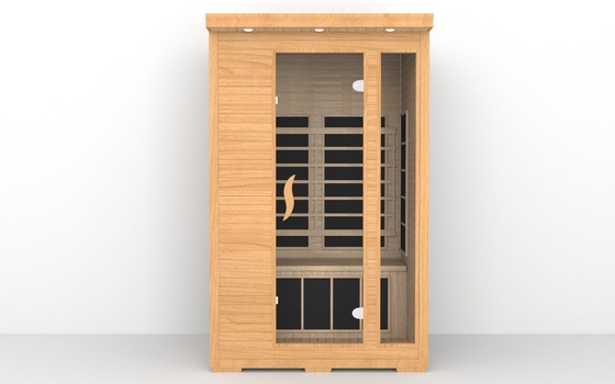 Binnen Volledig Spectrum 2 Persoons Infrarode Sauna met Ventilatievenster